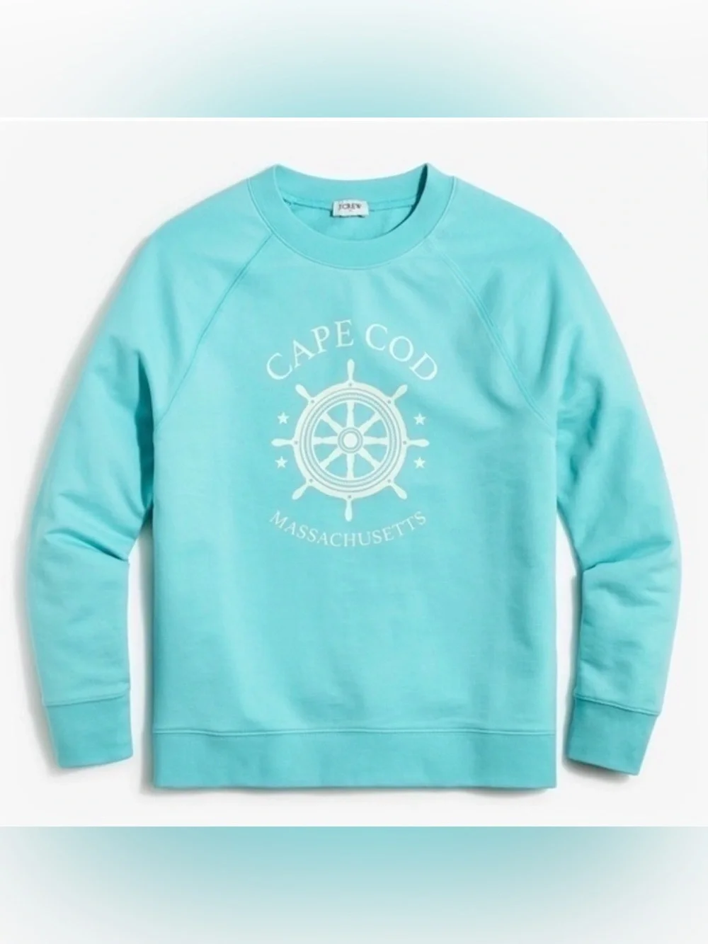 J. Crew AquaCape Cod Sweatshirt NWT, Medium